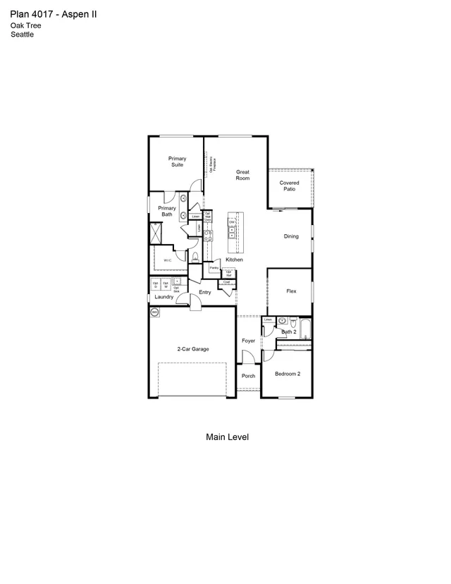 9446 28th Avenue SE in Ovation at Oak Tree — floor plan