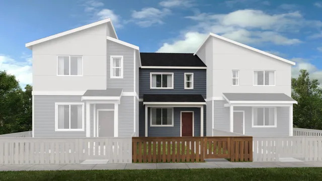 Nettle floor plan at Woodin Creek Station Townhomes
