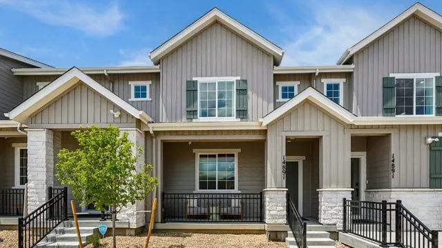 Backcountry floor plan at Parterre Townhomes - The Westerly Collection