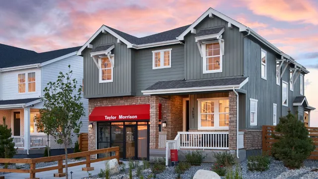 Ridgway floor plan at The Aurora Highlands Town Collection