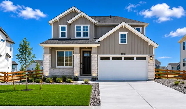 Estes floor plan at The Town Collection at Independence