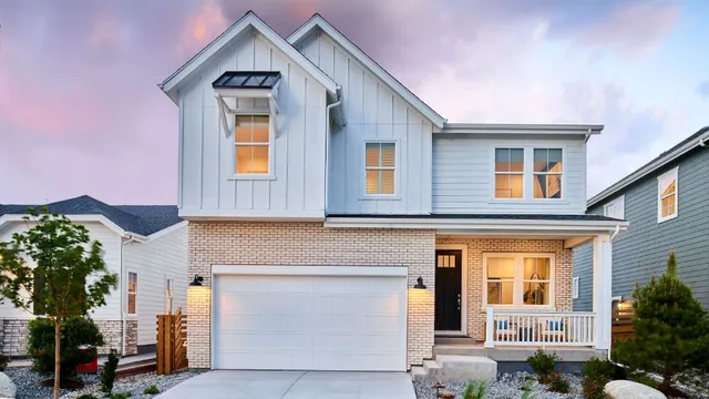 Granby floor plan at The Aurora Highlands Town Collection