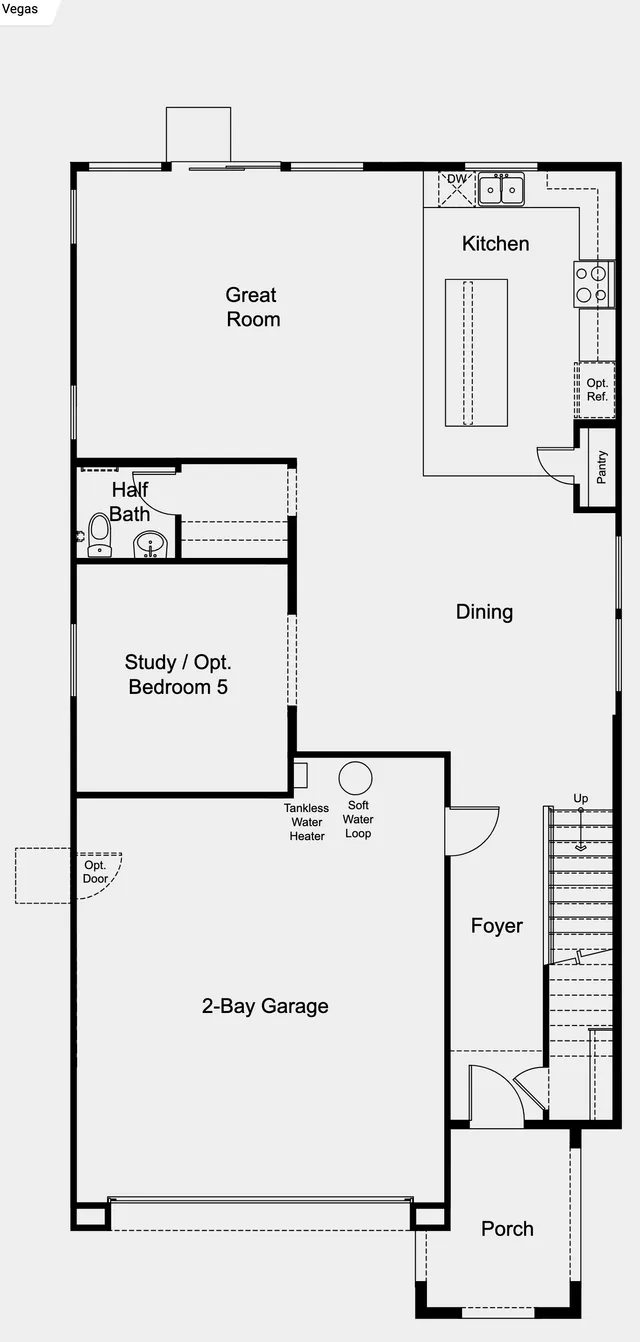Sequoia floor plan — Floor 1 at Verona at Lake Las Vegas