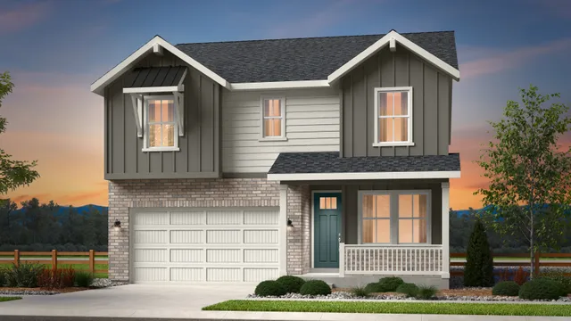 3241 N Elk Way — new home in The Aurora Highlands Town Collection