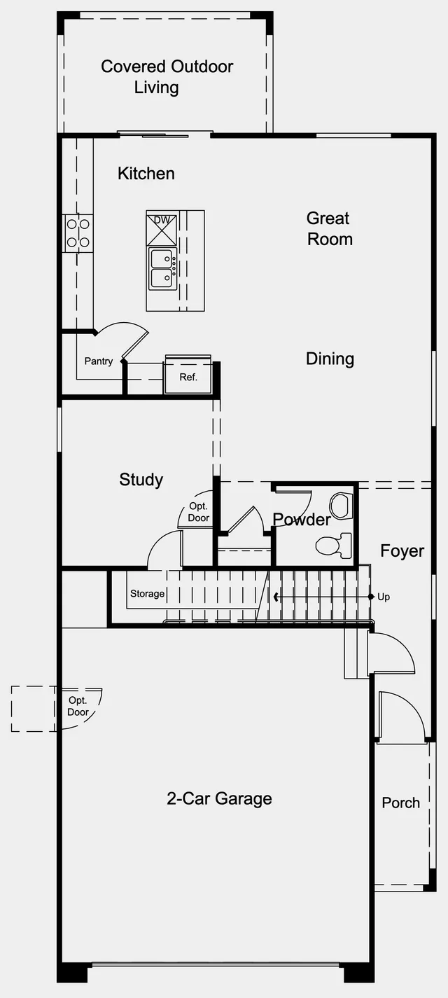 Elm floor plan — Floor 1 at Solstice