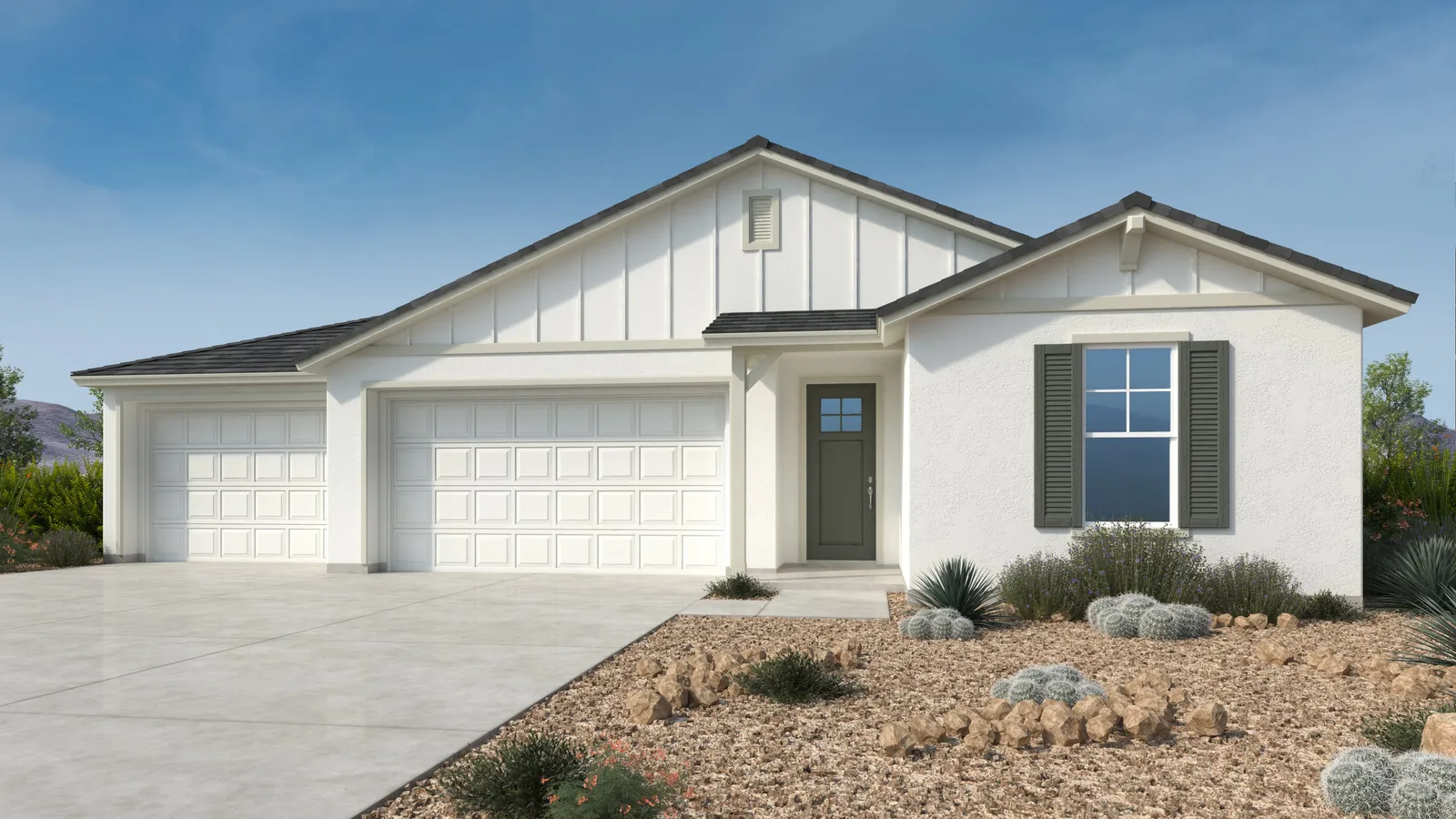 Elevation F - Modern Farmhouse
