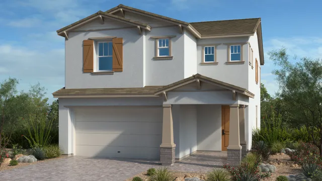 Spruce floor plan at Opus at Cadence