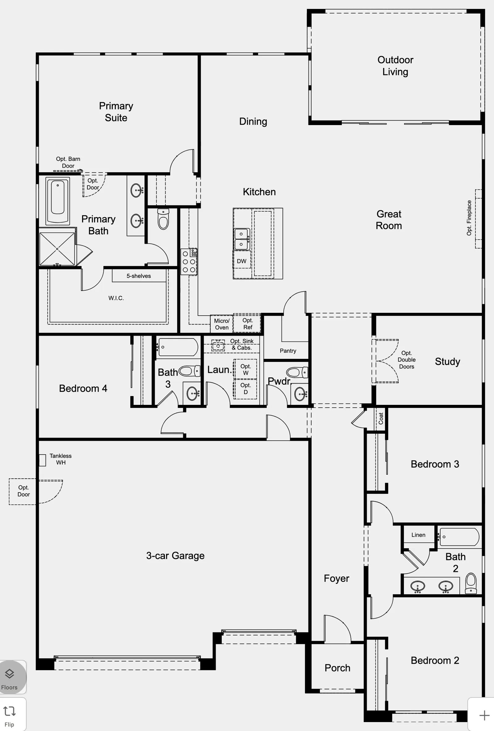 Violet floor plan at The Coletta Collection at Portofino at Lake Las Vegas