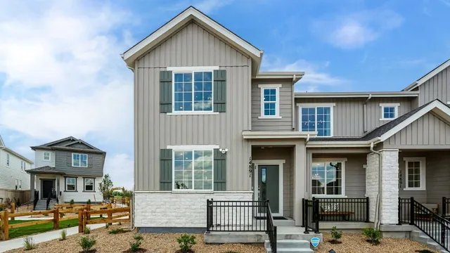 Independence floor plan at Parterre Townhomes - The Westerly Collection