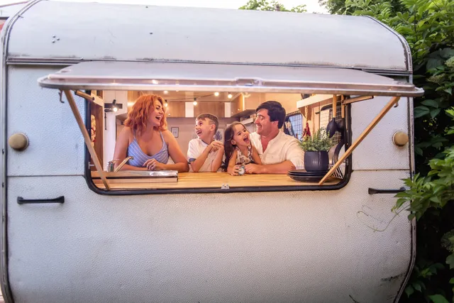 Family in RV