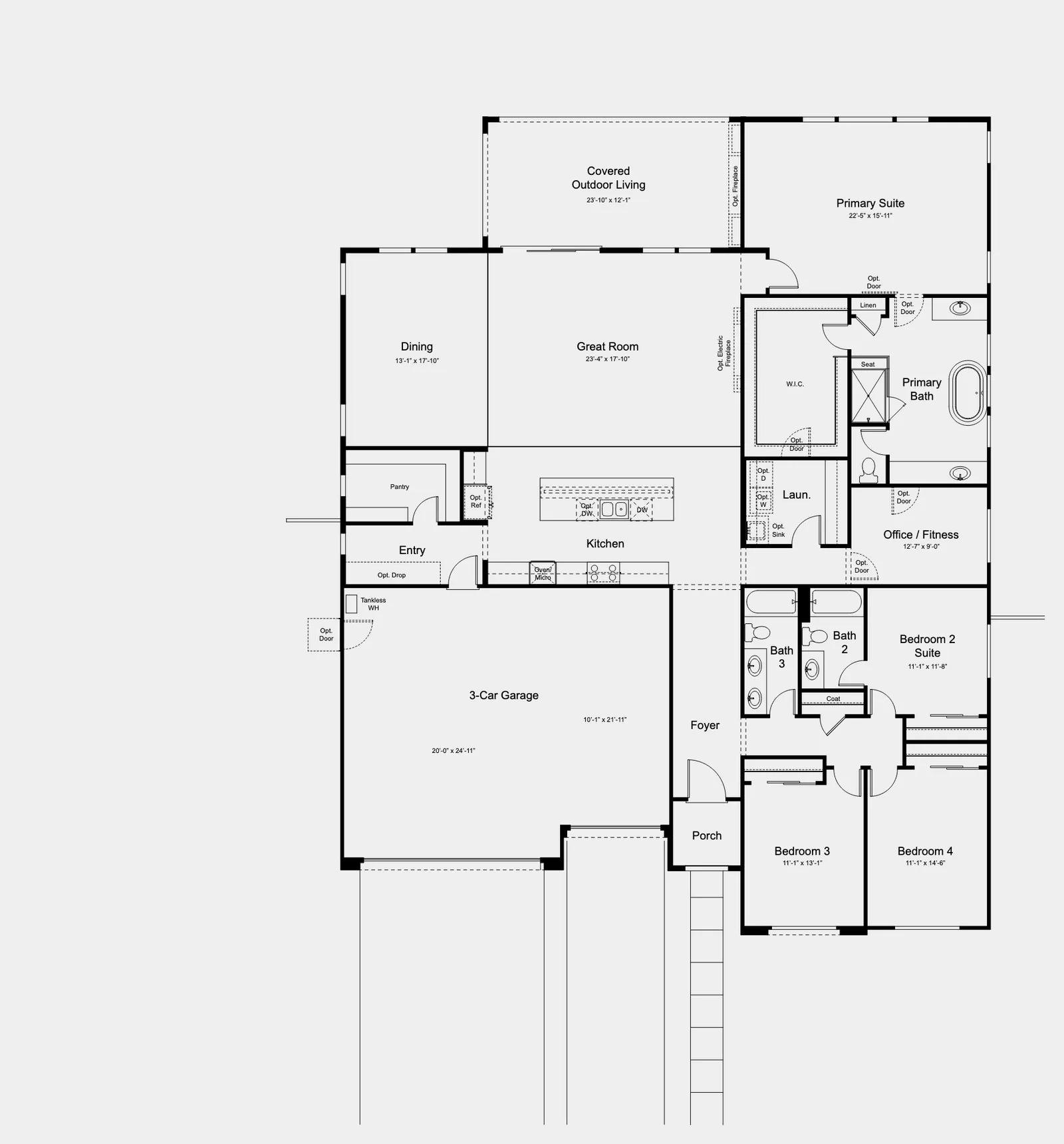 Allium floor plan at Wild Sage Estates