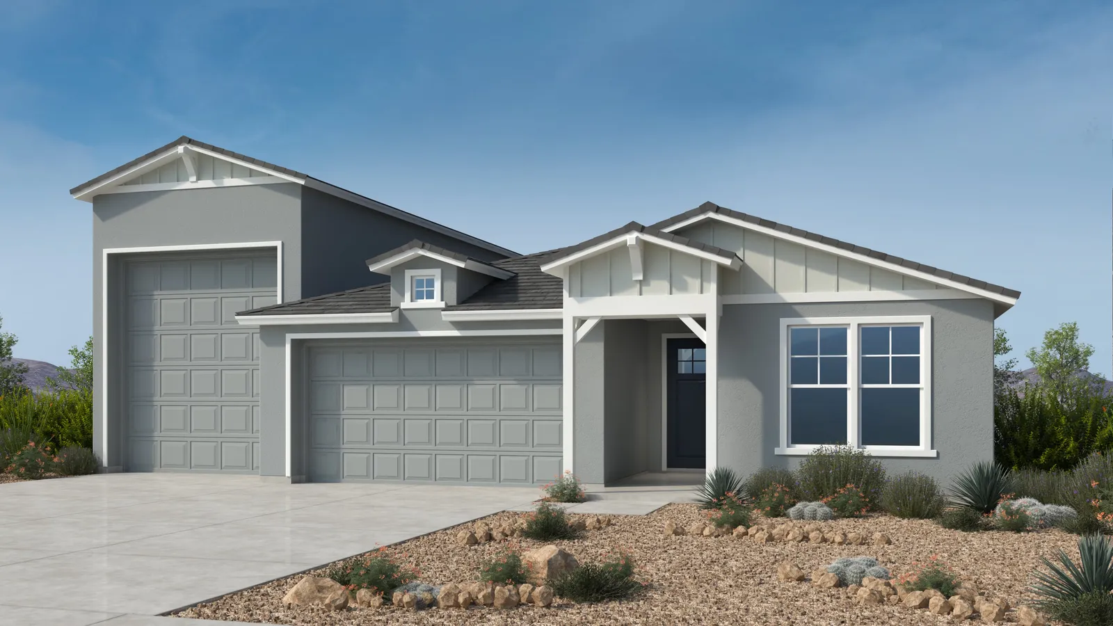 Elevation F - Modern Farmhouse