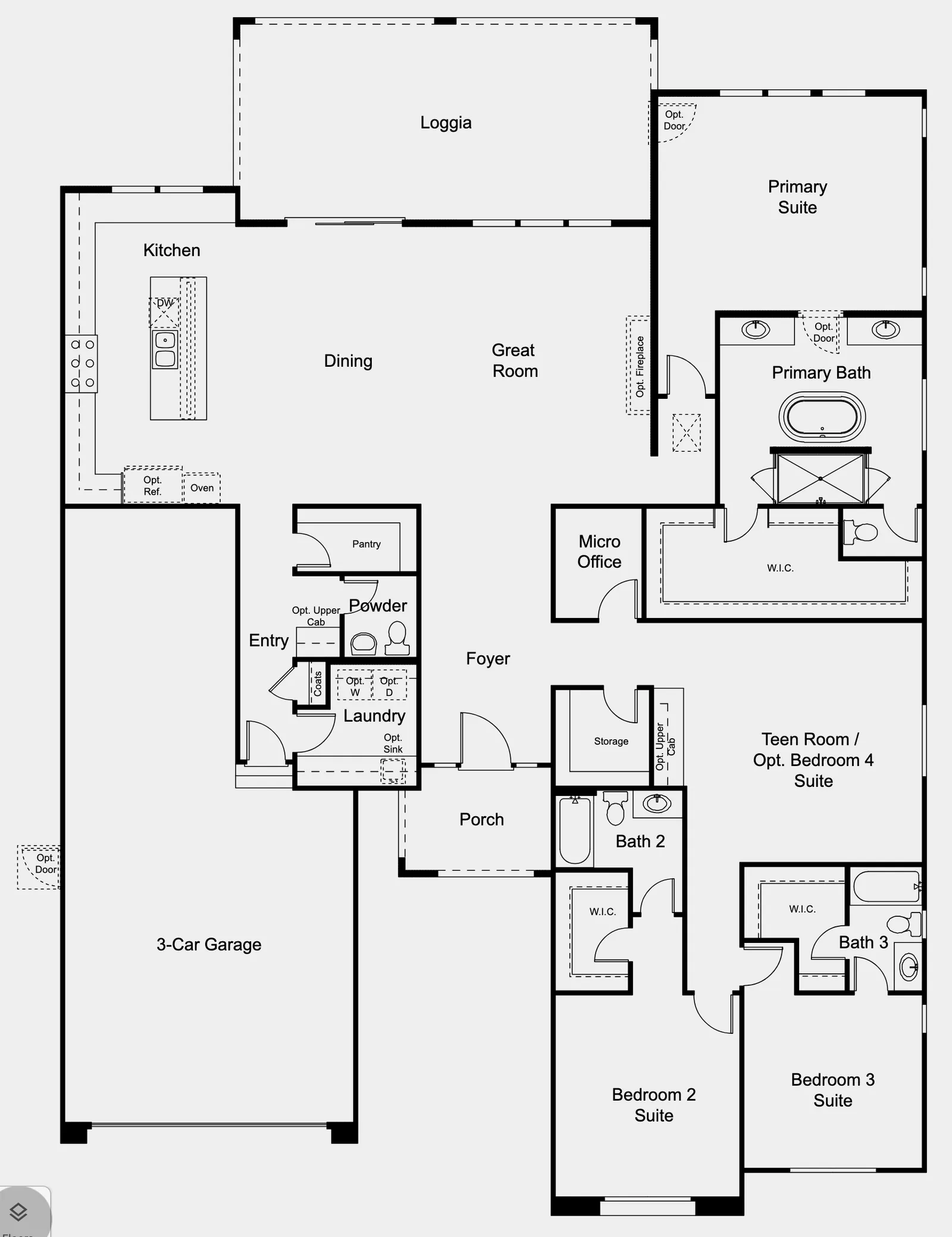 Liberty floor plan at Ashland at Summerlin