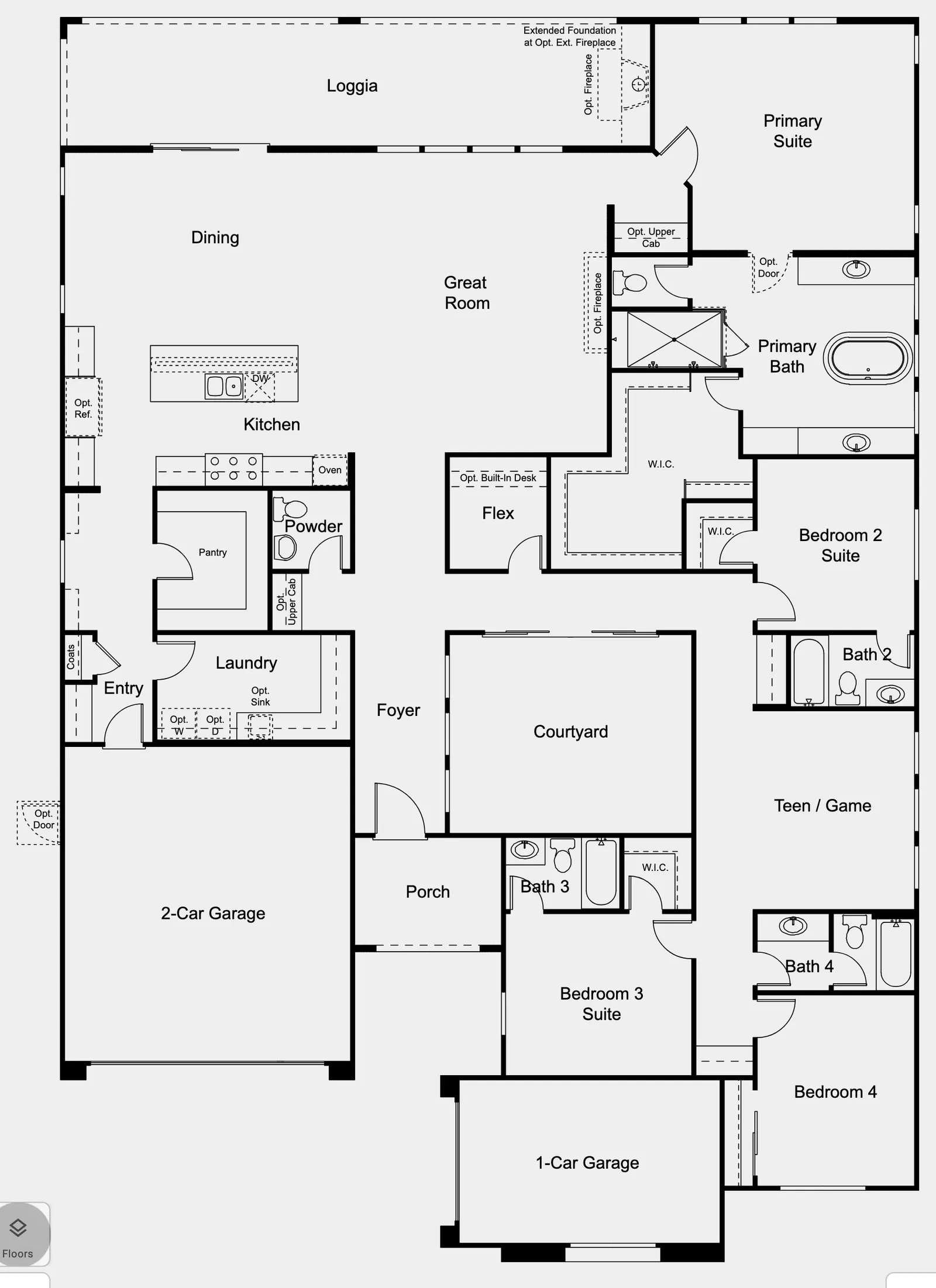 Summit floor plan at Ashland at Summerlin