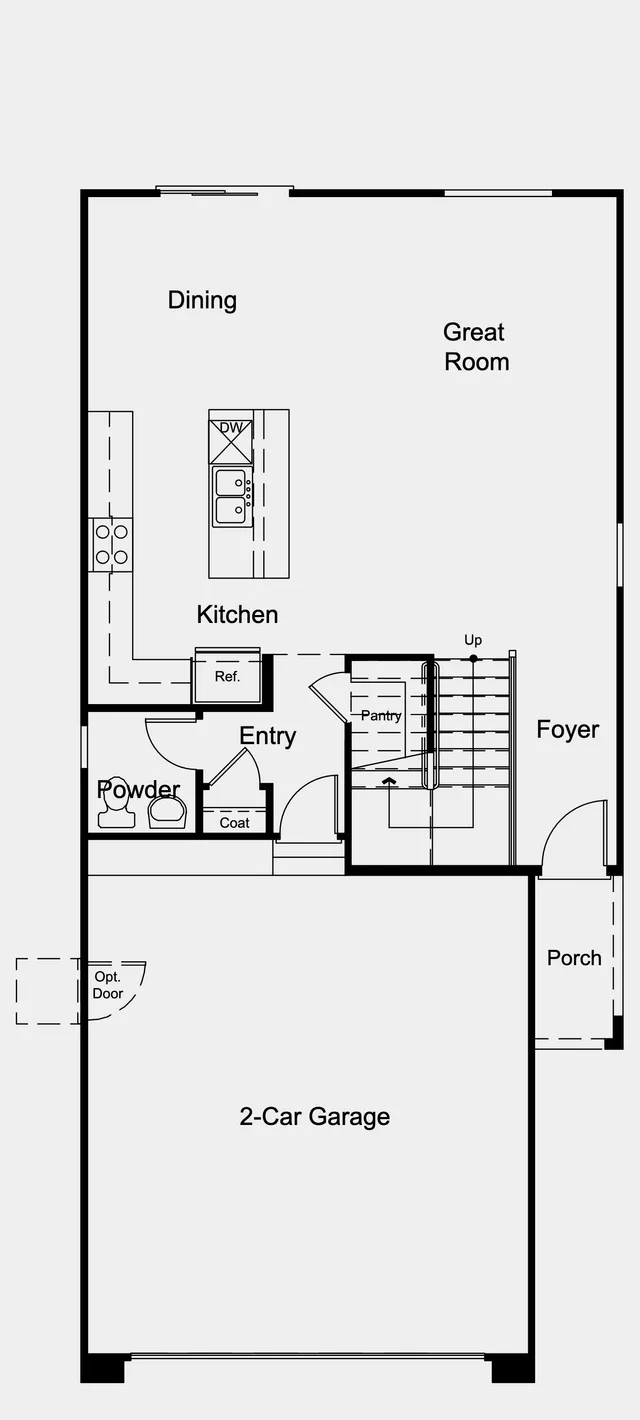 Cypress floor plan — Floor 1 at Opus at Cadence