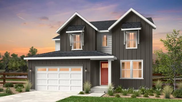 Silverthorne floor plan at The Town Collection at Independence