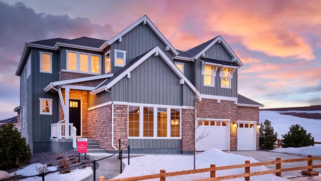 Keystone II floor plan at Hillside at Crystal Valley Destination Collection