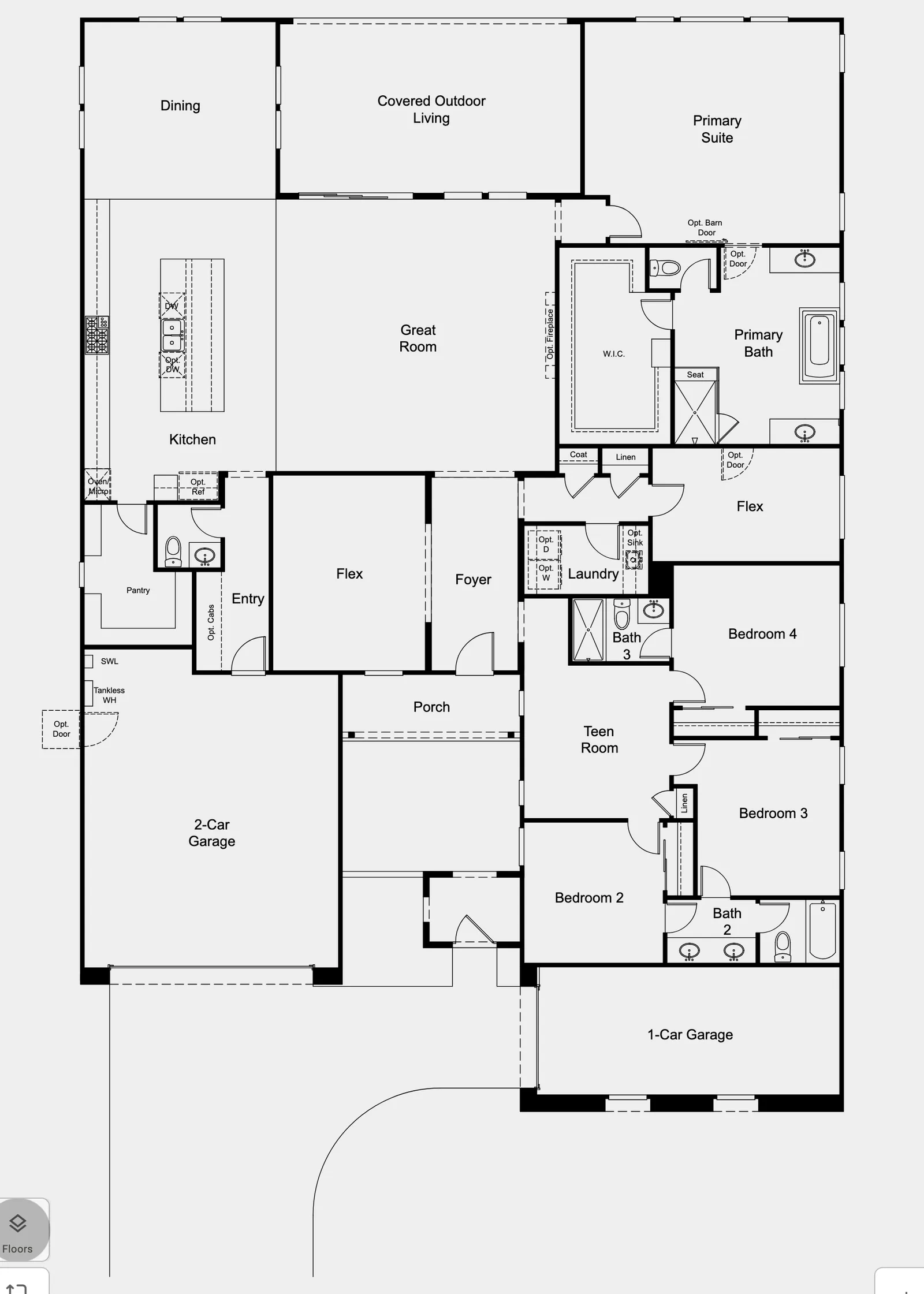 Lotus floor plan at The Vista Pointe Collection at Portofino at Lake Las Vegas