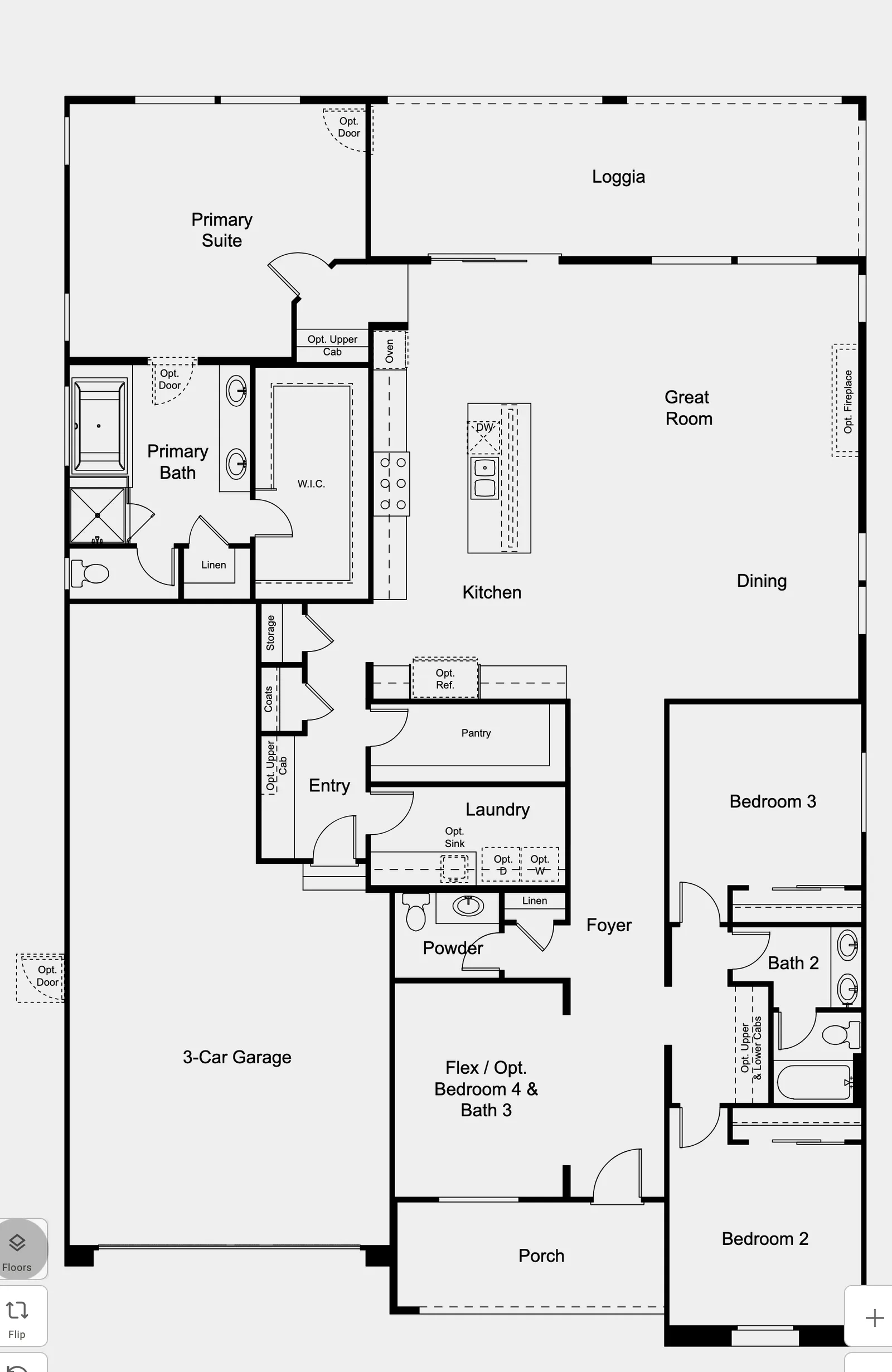 Frontier floor plan at Ashland at Summerlin
