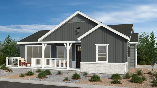 The Bluff floor plan at Trailstone Villas Collection