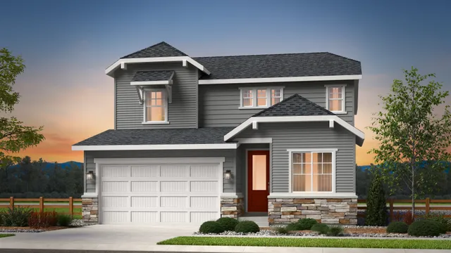 Hayden II floor plan at The Aurora Highlands Town Collection