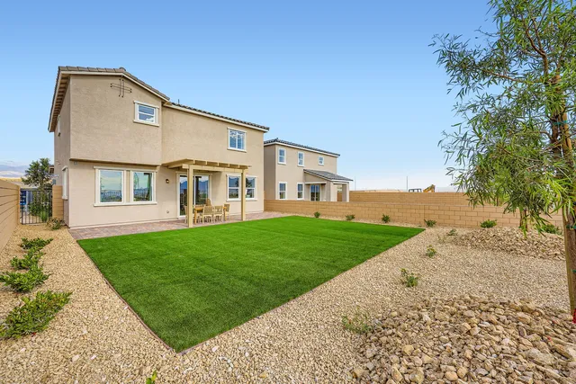 A house with a large yard.