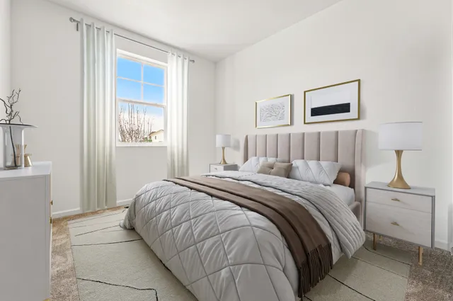 Secondary Bedroom Virtually Staged