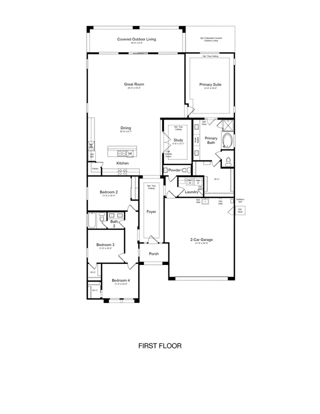 10165 W Weldon Avenue in Parkside Almeria Collection — floor plan