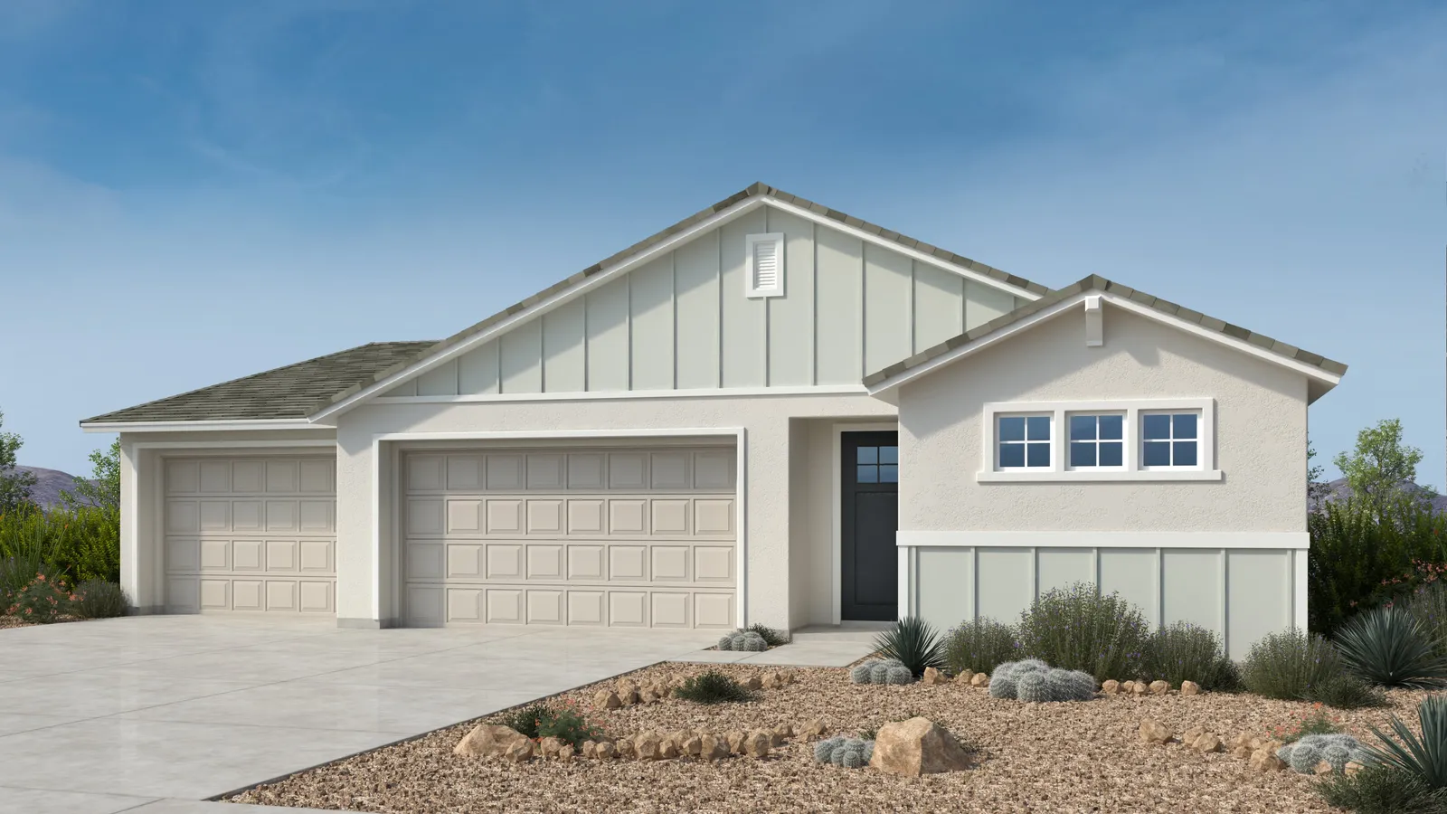 Elevation F - Modern Farmhouse