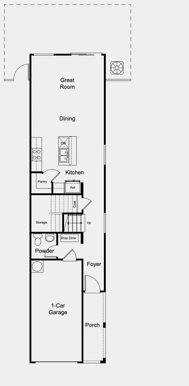 Jasper floor plan — Floor 1 at Windsor Heights