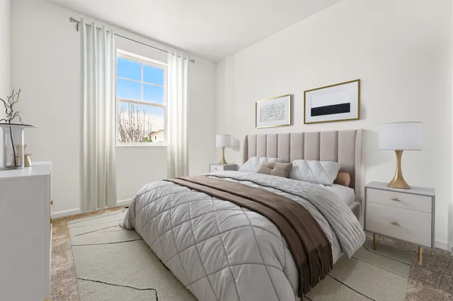Secondary Bedroom Virtually Staged