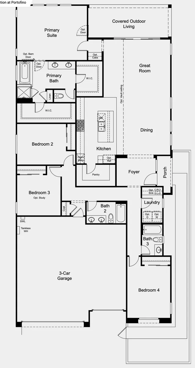 Daphne floor plan at The Amara Collection at Portofino at Lake Las Vegas