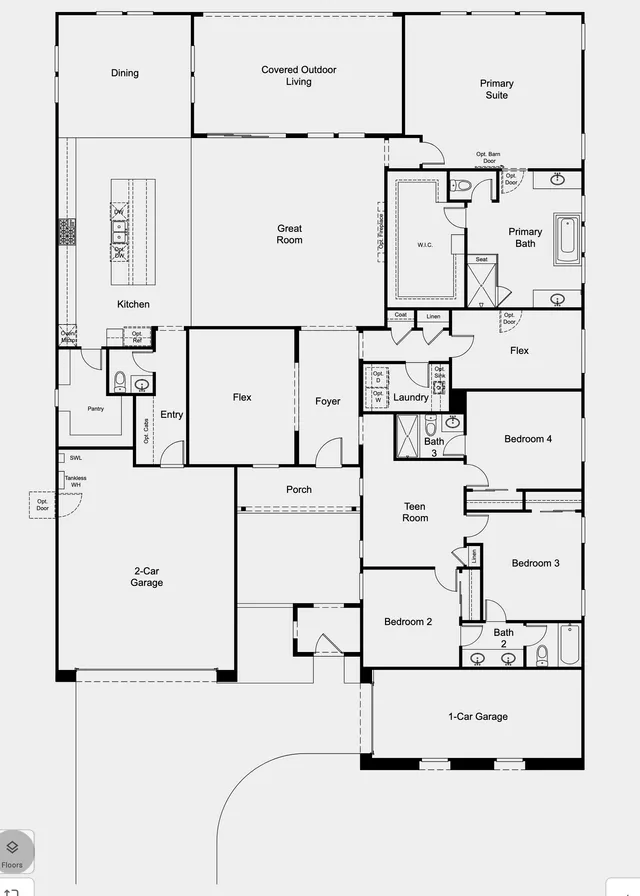 Lotus floor plan at The Vista Pointe Collection at Portofino at Lake Las Vegas