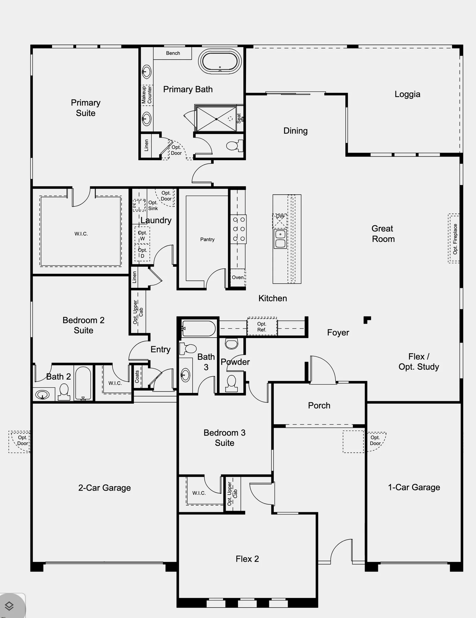 Patriot floor plan at Ashland at Summerlin