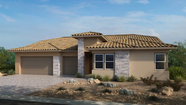Allium floor plan at The Vista Pointe Collection at Portofino at Lake Las Vegas