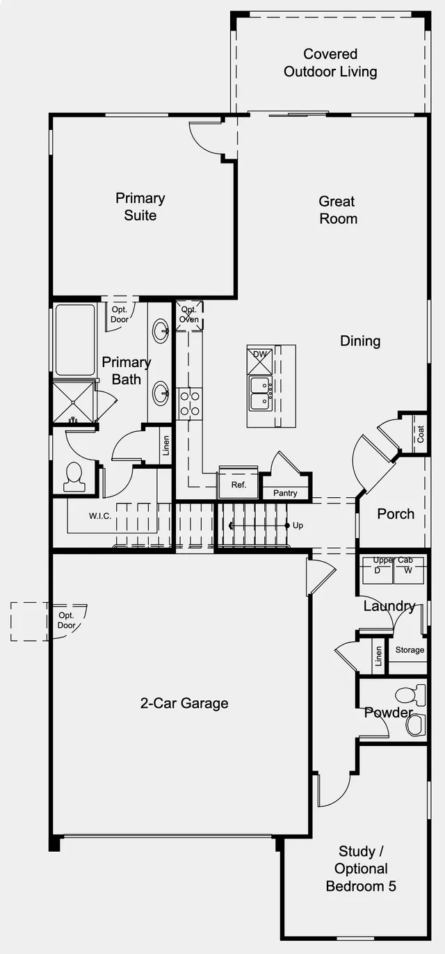 Willow floor plan — Floor 1 at Opus at Cadence