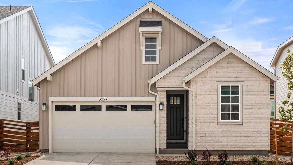 Pike floor plan at The Aurora Highlands Town Collection
