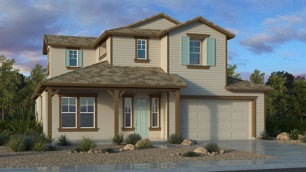 Elevation F Farmhouse