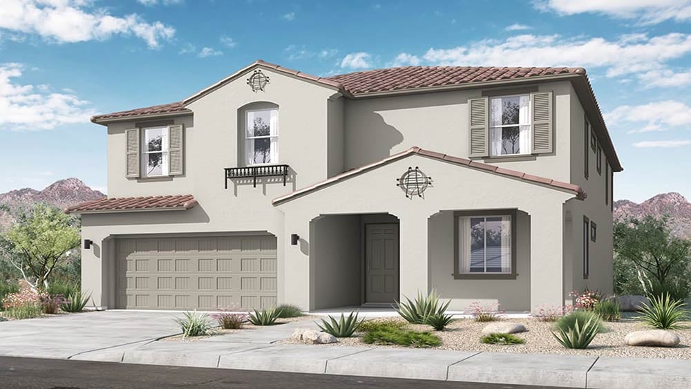 40R5 floor plan at Los Cielos at Rancho Mercado