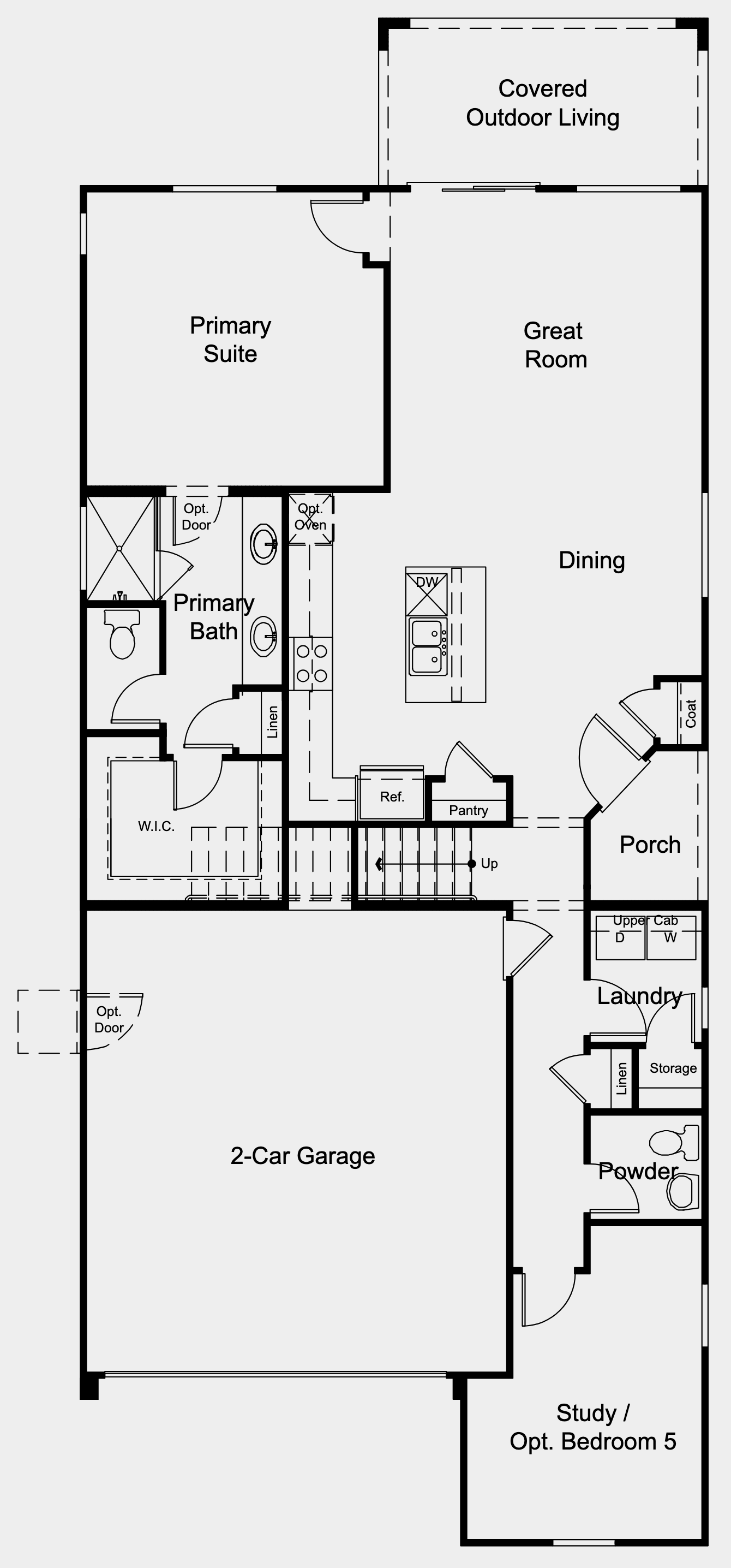 Willow floor plan — Floor 1 at Solstice
