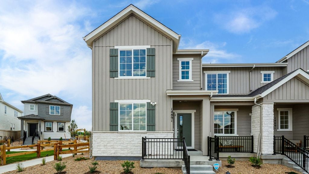 Independence floor plan at Parterre Townhomes - The Westerly Collection