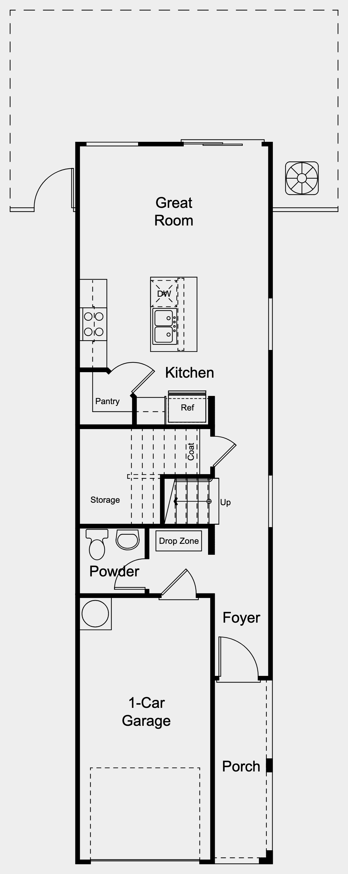 Flint floor plan — Floor 1 at Windsor Heights