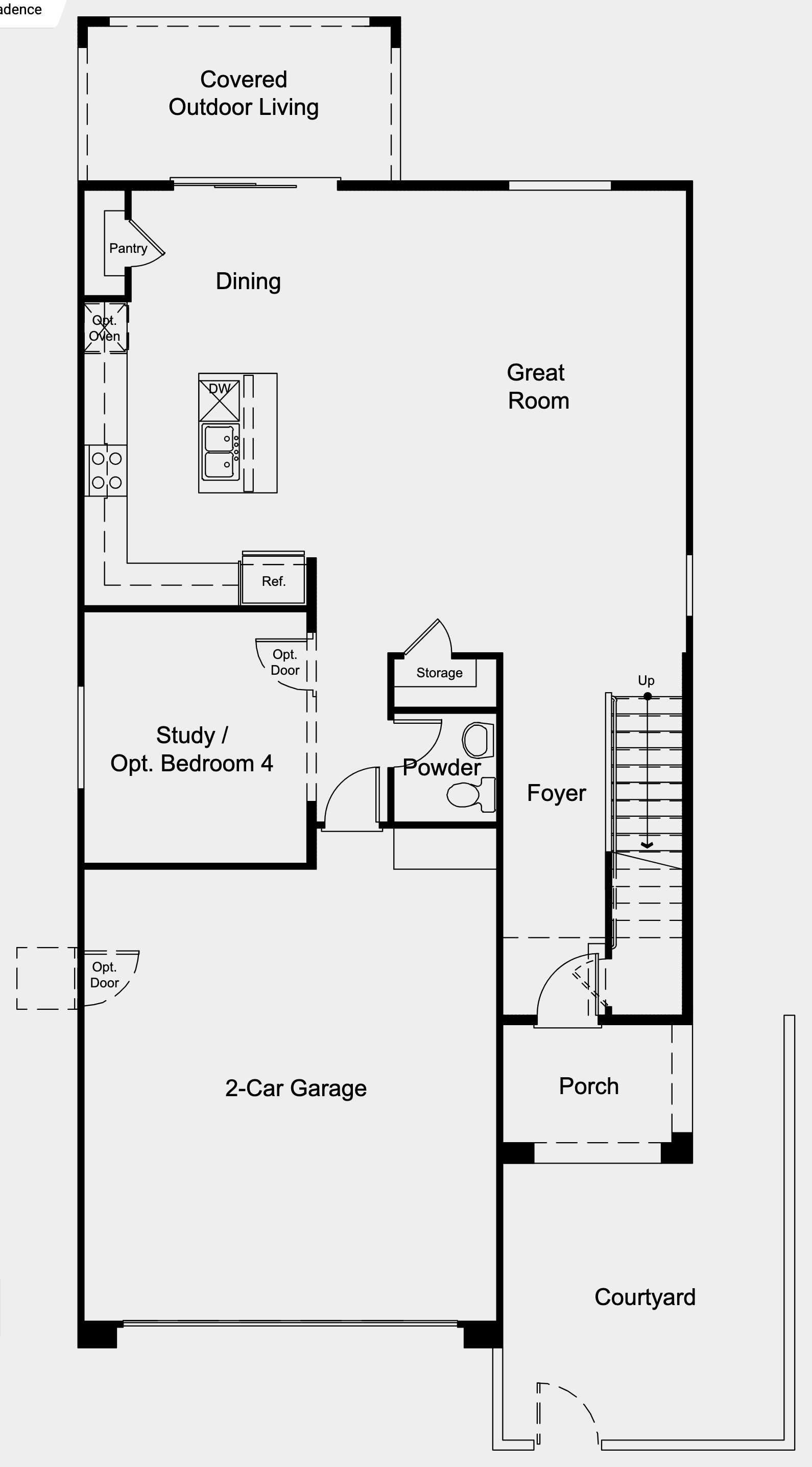 Sycamore floor plan — Floor 1 at Opus at Cadence